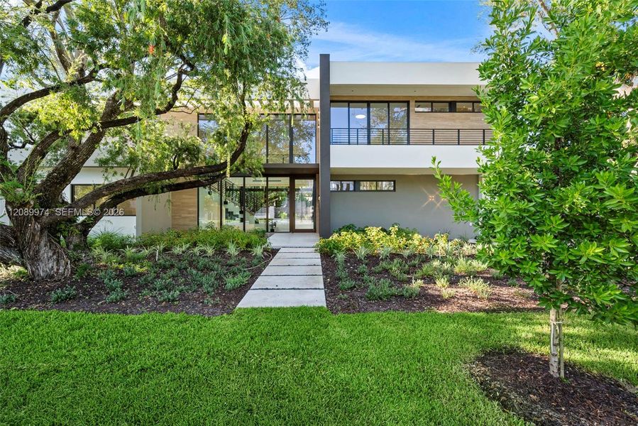 Front exterior of a new home in , South Miami, FL, highlighting curb appeal (Image 26).