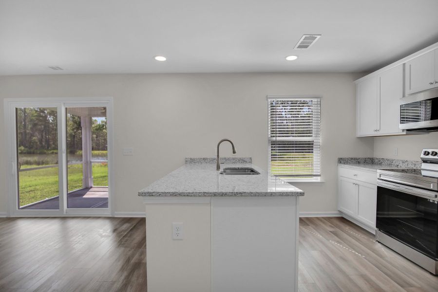 Furnished interior view inside a new home in Hayden Pointe, St. Marys (Image 7). Furnished interior view inside a new home in Hayden Pointe, St. Marys (Image 7).