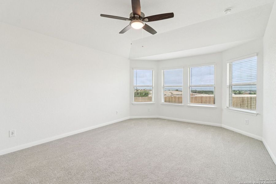 Spacious, unfurnished interior of a new home in Legendary Trails - Classic Series, Cibolo (Image 31).