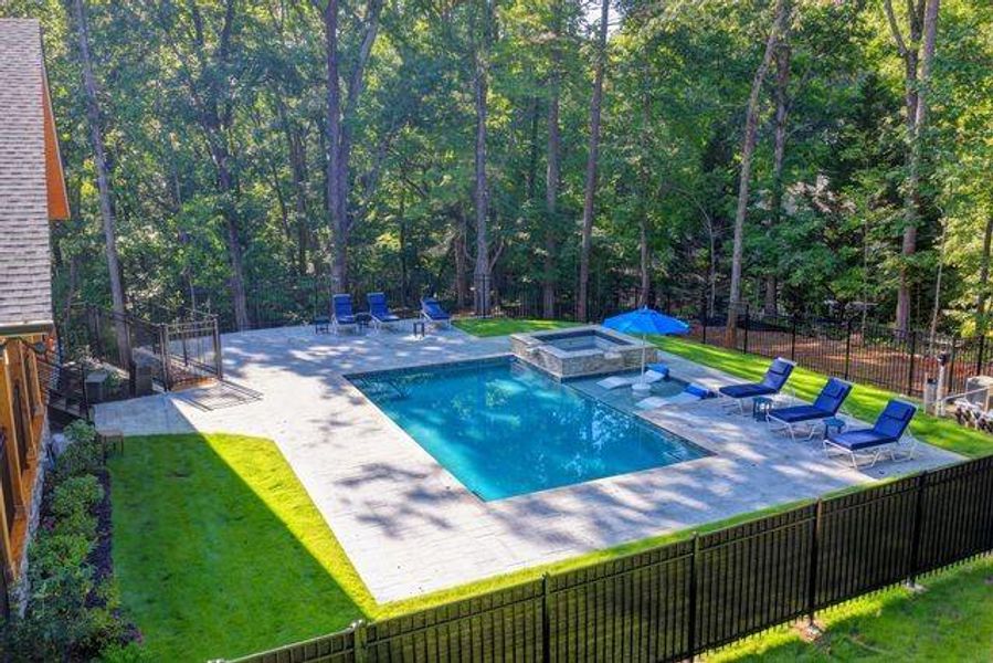 Exterior details and patio area of a home in , Gainesville (Image 35).