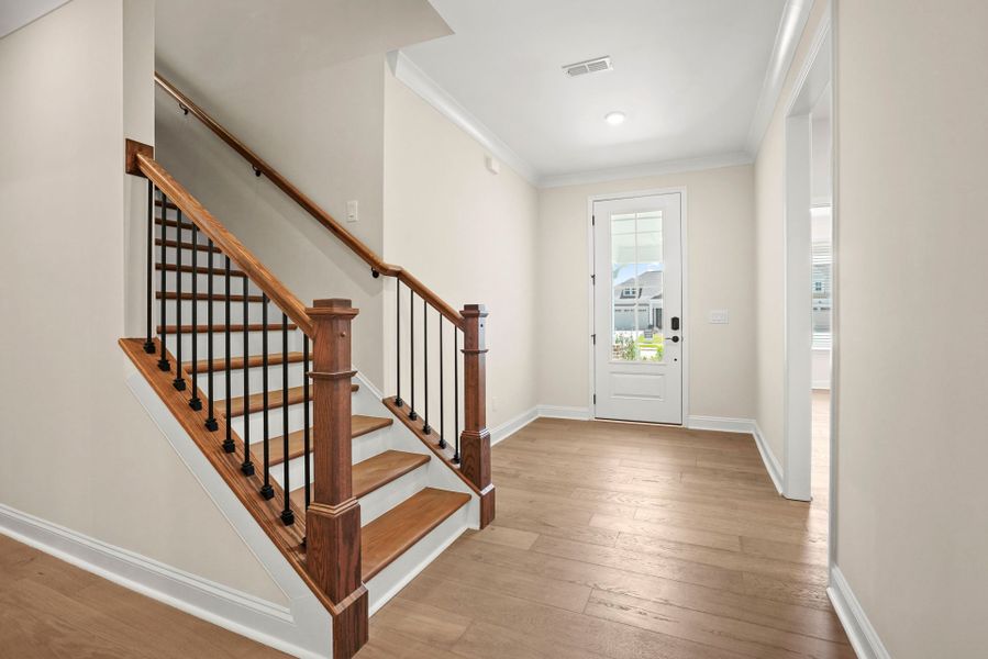 Spacious, unfurnished interior of a new home in Carolina Riverside, Belmont (Image 49).