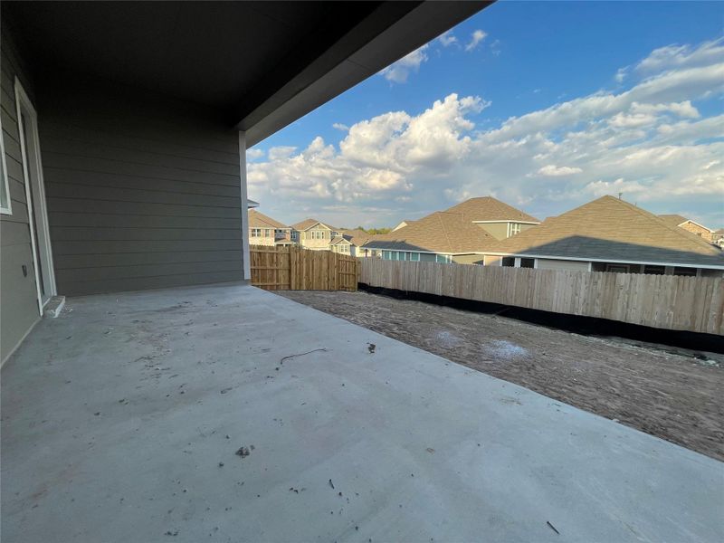 In-progress construction of a new home in Covered Bridge, Hutto, TX (Image 33). In-progress construction of a new home in Covered Bridge, Hutto, TX (Image 33).