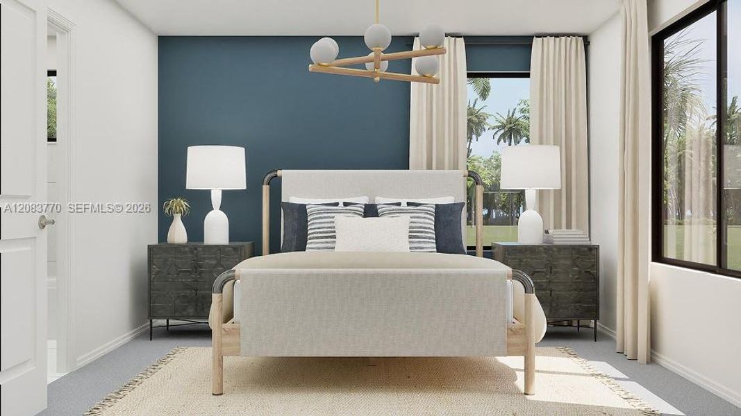 Furnished interior view inside a new home in Solterra, Sunrise (Image 10).