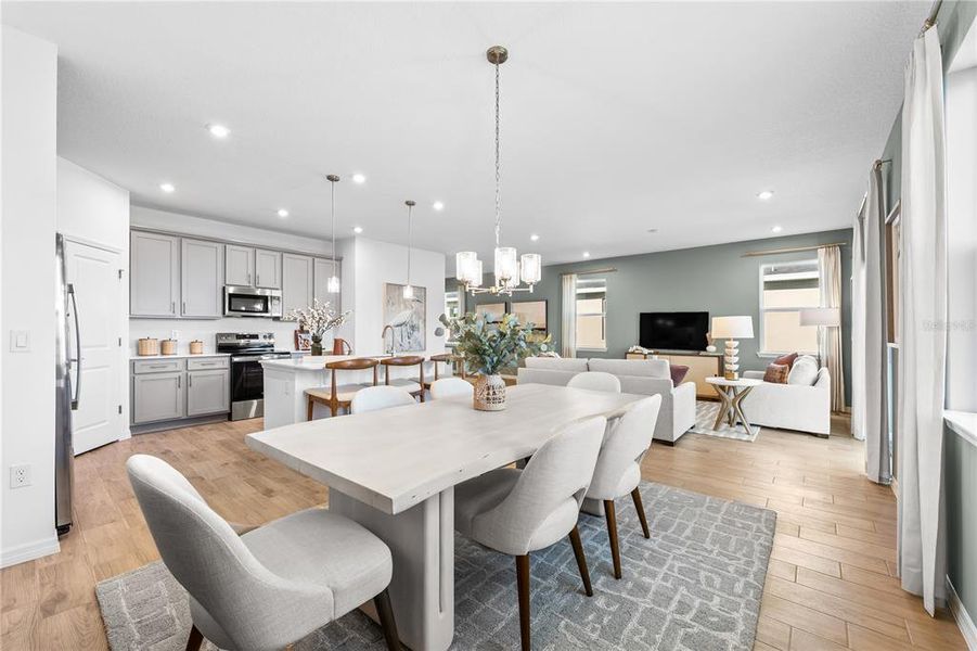 Furnished interior view inside a new home in Oakfield Trails, Parrish (Image 38). Furnished interior view inside a new home in Oakfield Trails, Parrish (Image 38).