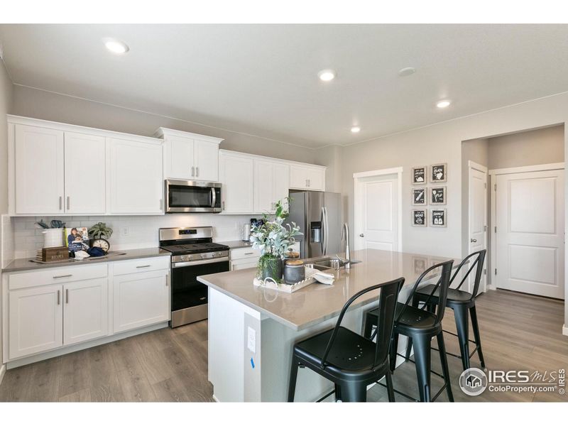 Furnished interior view inside a new home in Vista Meadows, Fort Lupton (Image 21). Furnished interior view inside a new home in Vista Meadows, Fort Lupton (Image 21).