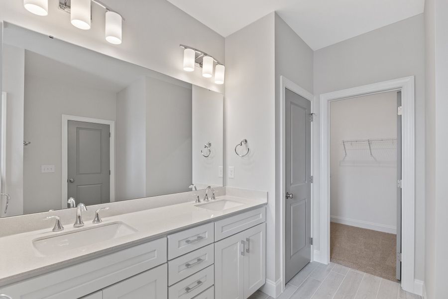 Representative furnished interior of a home built from the The Juniper by RobuckHomes in Kennebec Crossing, Angier (Image 70).