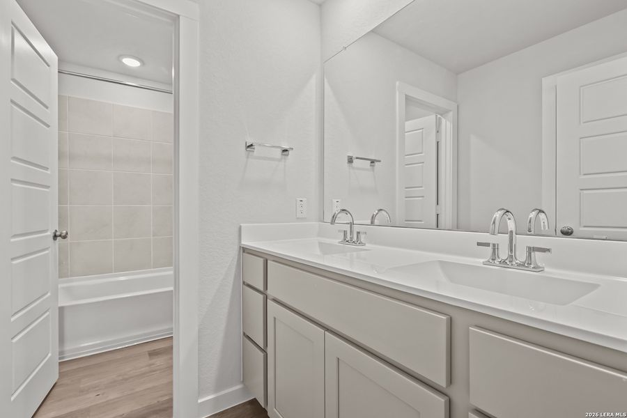 Furnished interior view inside a new home in Park Place, New Braunfels (Image 7).