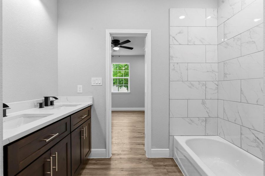 Furnished interior view inside a new home in , Cleveland (Image 19). Furnished interior view inside a new home in , Cleveland (Image 19).