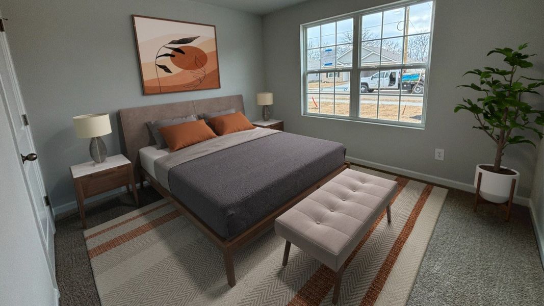 Furnished interior view inside a new home in The Parks, White House (Image 24).