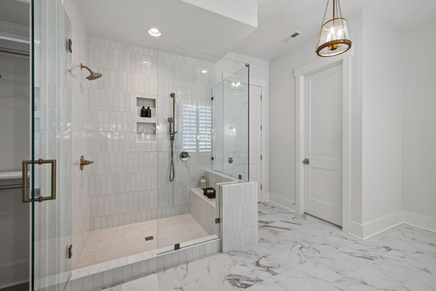 Furnished interior view inside a new home in McLean - South Shore, Clover (Image 16). Furnished interior view inside a new home in McLean - South Shore, Clover (Image 16).