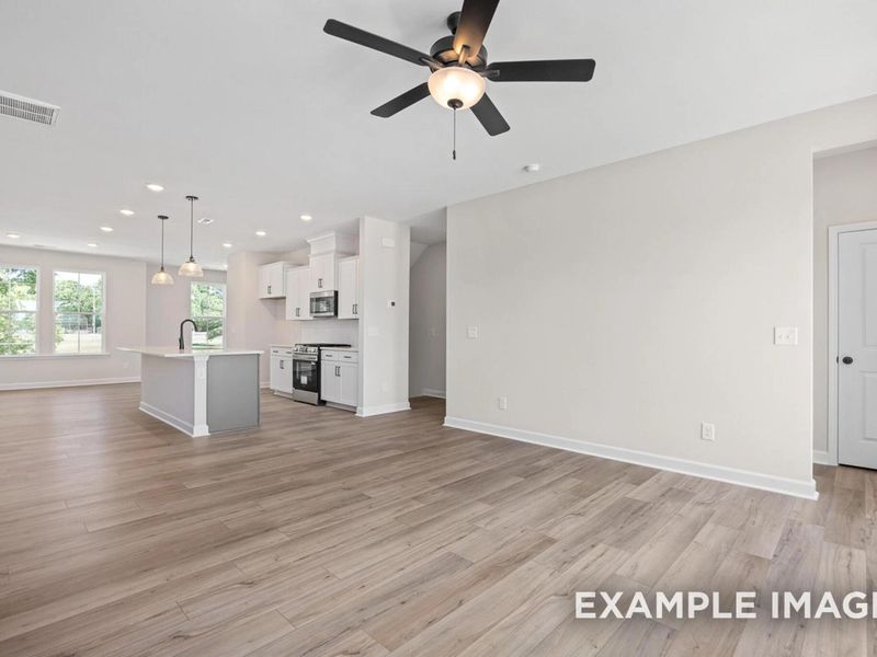 Spacious, unfurnished interior of a new home in Camden Park, Knightdale (Image 23).