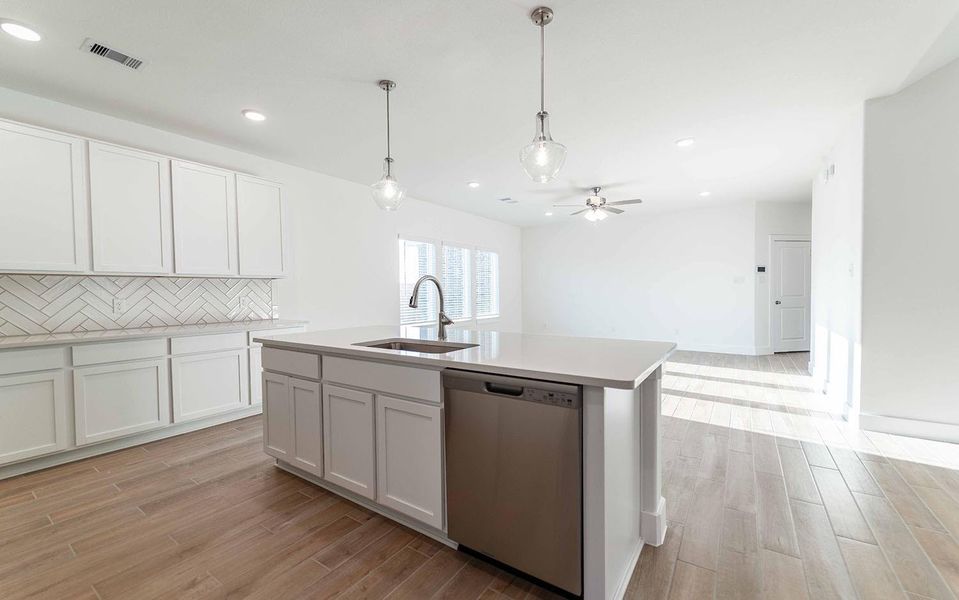 Furnished interior view inside a new home in River Ranch Meadows, Dayton (Image 3).