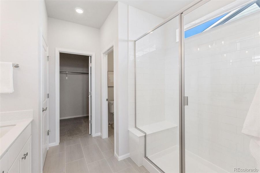 Furnished interior view inside a new home in The Legacy Collection at Talon Pointe, Thornton (Image 25).