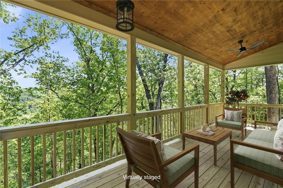 Exterior details and patio area of a home in , Ranger (Image 28).