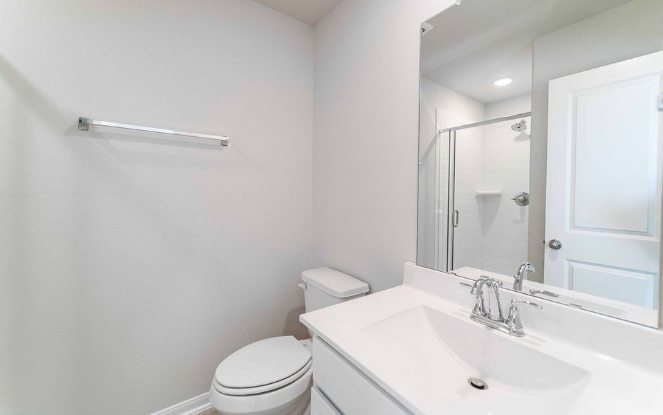 Furnished interior view inside a new home in River Ranch Meadows, Dayton (Image 9).