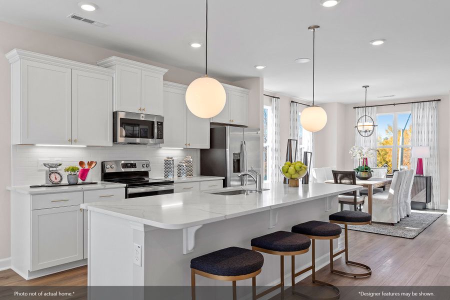 Furnished interior view inside a new home in Renaissance at White Oak, Garner (Image 5).