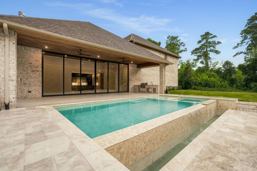 Exterior details and patio area of a home in , Tomball (Image 30).