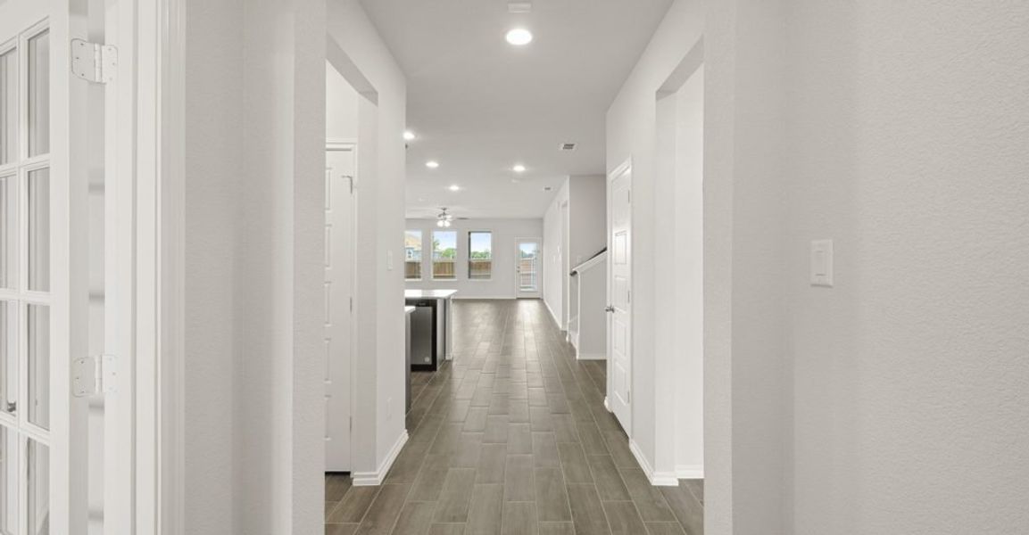 Representative exterior photo of a completed home built from the Brewer by Impression Homes in Redden Farms, Midlothian, TX (Image 6). Representative exterior photo of a completed home built from the Brewer by Impression Homes in Redden Farms, Midlothian, TX (Image 6).