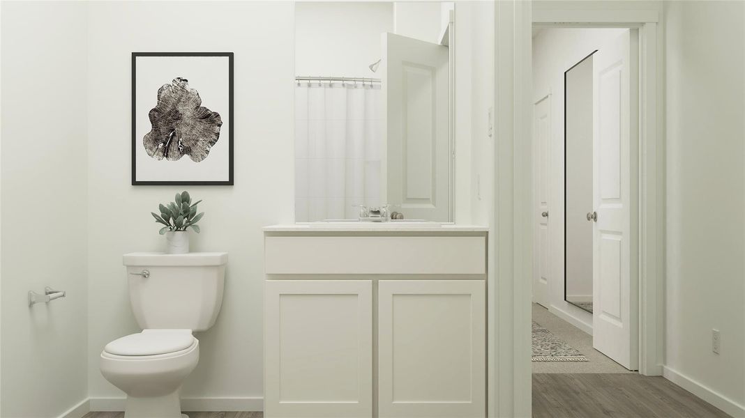 Furnished interior view inside a new home in Moore Landing, Magnolia (Image 23).