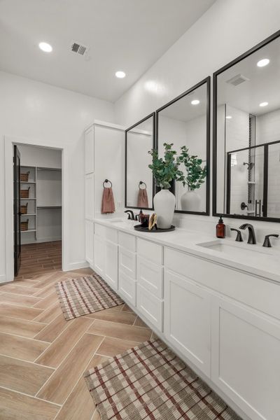 Furnished interior view inside a new home in Paseo Del Este Unit 9, El Paso (Image 29).