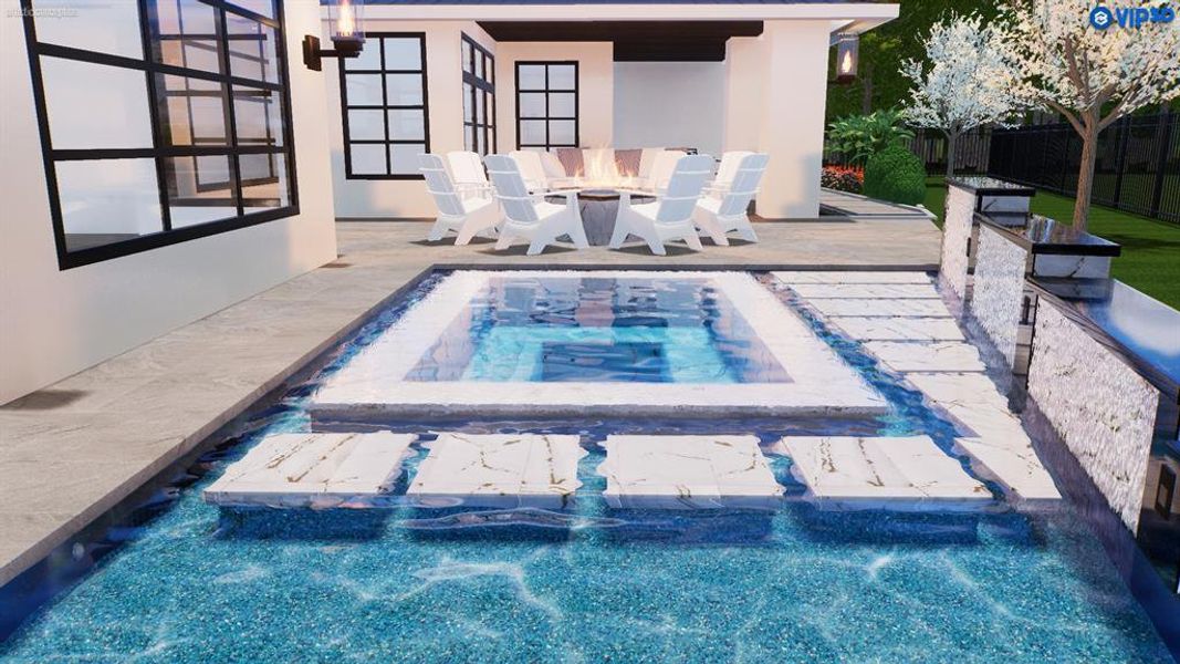 ** VIRTUAL POOL RENDERING ONLY **