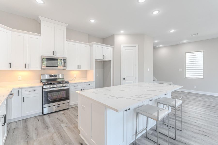 Furnished interior view inside a new home in , Houston (Image 10).
