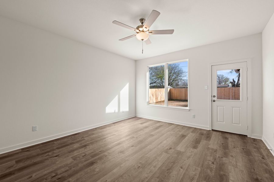 Spacious, unfurnished interior of a new home in Adaline Crossing, McGregor (Image 12). Spacious, unfurnished interior of a new home in Adaline Crossing, McGregor (Image 12).