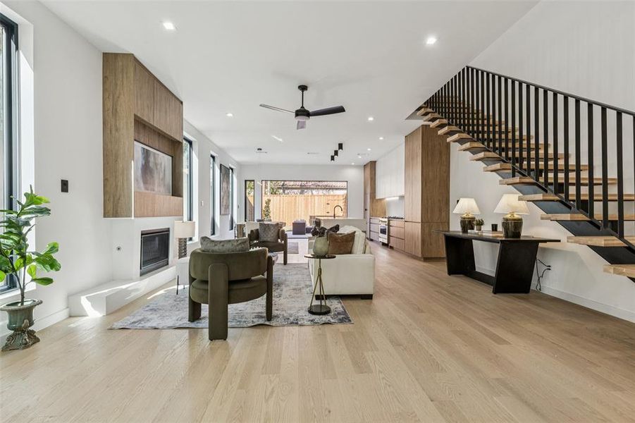 Furnished interior view inside a new home in , Dallas (Image 11).