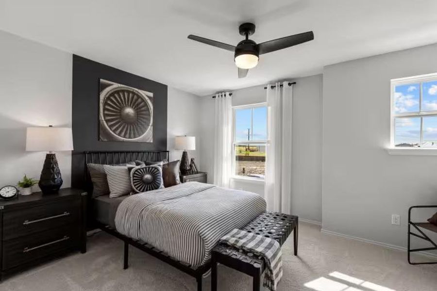 Photo of Pulte model home with same floor plan, not of actual home listed. Photo of Pulte model home with same floor plan, not of actual home listed.