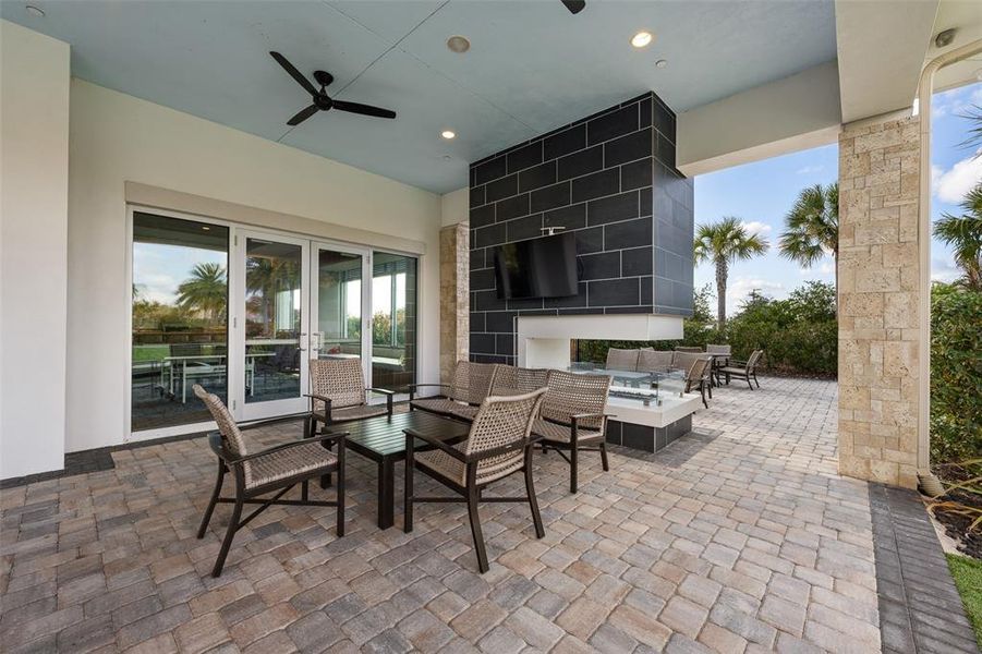Exterior details and patio area of a home in , Wesley Chapel (Image 23). Exterior details and patio area of a home in , Wesley Chapel (Image 23).
