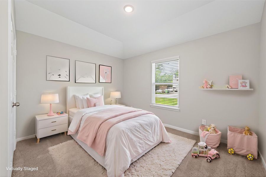 Bedroom 3 Virtually Staged.