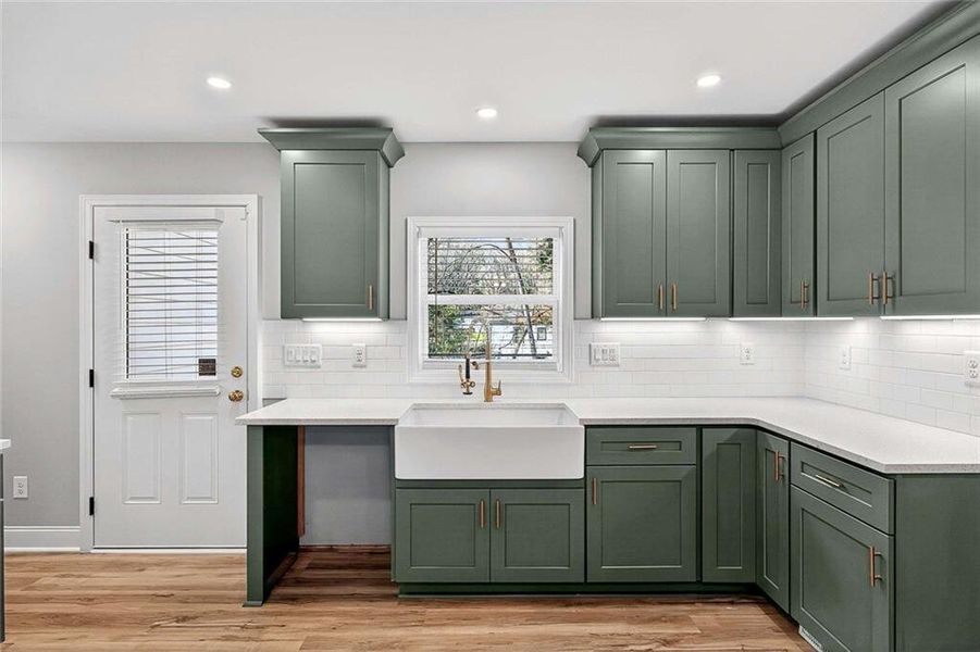 Furnished interior view inside a new home in , Atlanta (Image 5).