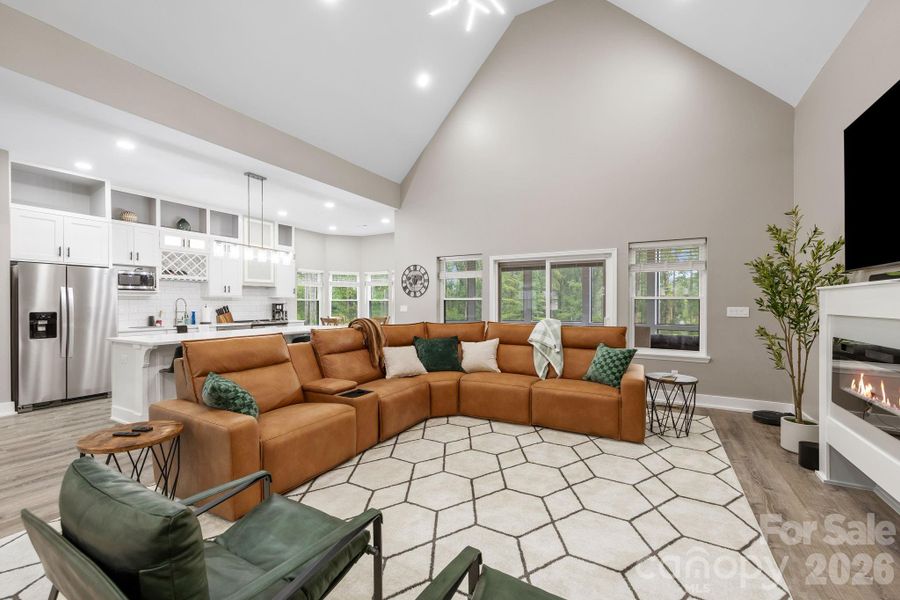 Furnished interior view inside a new home in , Bessemer City (Image 16).