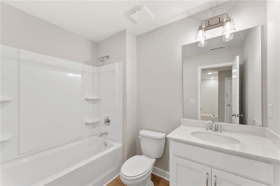 Furnished interior view inside a new home in Wildwood Place, Powder Springs (Image 6).
