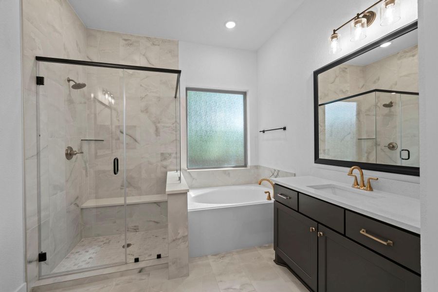 Furnished interior view inside a new home in The Woodlands Hills, Willis (Image 8).