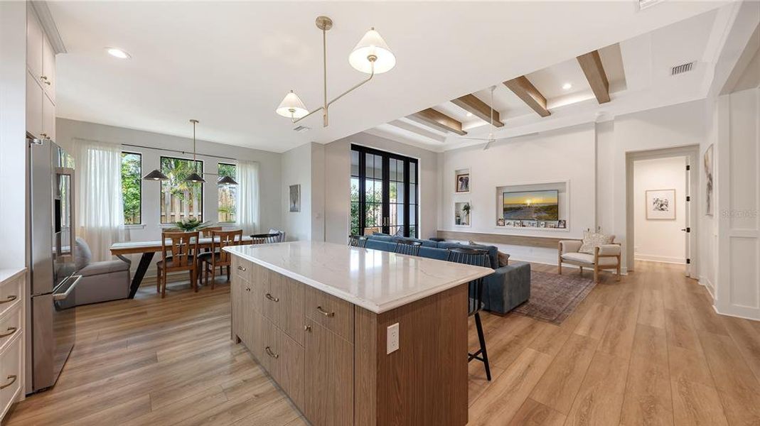 Furnished interior view inside a new home in , Sarasota (Image 18).