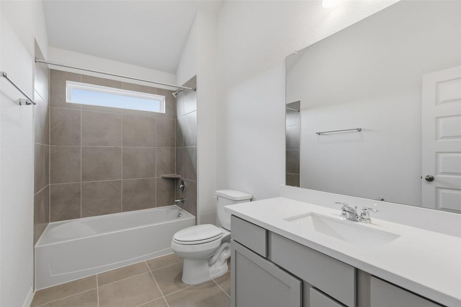 Furnished interior view inside a new home in Westland Ranch, League City (Image 5).