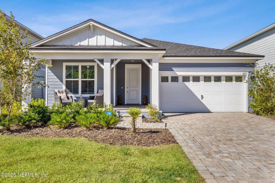 Exterior details and patio area of a home in Forest Park at Wildlight, Yulee (Image 21). Exterior details and patio area of a home in Forest Park at Wildlight, Yulee (Image 21).