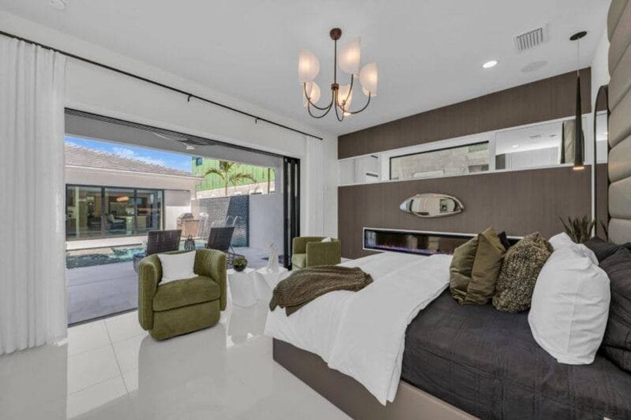 Representative furnished interior of a home built from the Silver Palm – Phase 2 by Medallion Home in Aqua, Bradenton (Image 45).