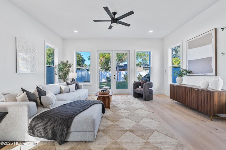 Furnished interior view inside a new home in , Jacksonville Beach (Image 7).