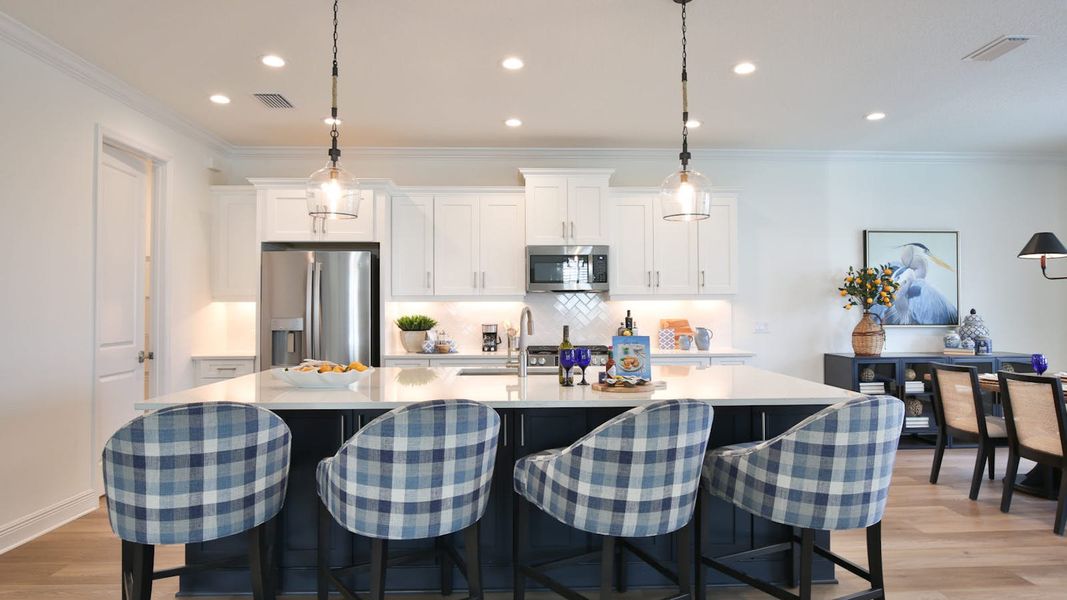 Furnished interior view inside a new home in Palm Grove, Lakewood Ranch (Image 58).