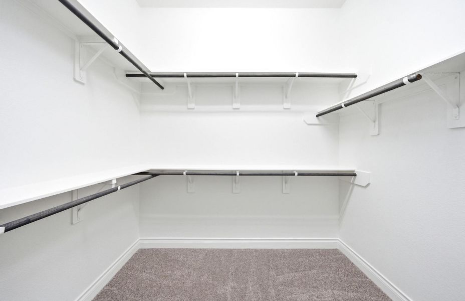 Spacious, unfurnished interior of a new home in Artavia 70′, Conroe (Image 54).