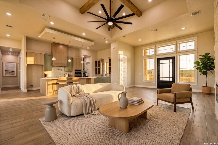 Furnished interior view inside a new home in , La Vernia (Image 5).