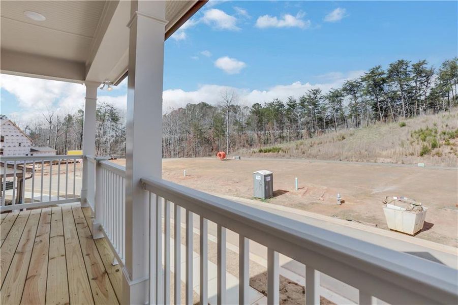 Exterior details and patio area of a home in Marble Tree, Ball Ground (Image 4).