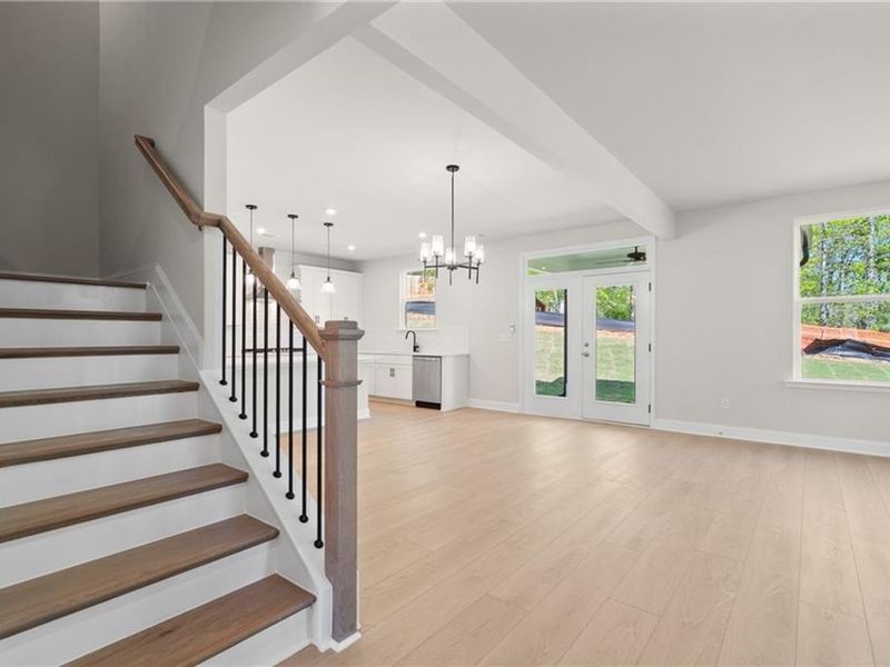 Spacious, unfurnished interior of a new home in Melody Lakeside Estates, Buford (Image 17).