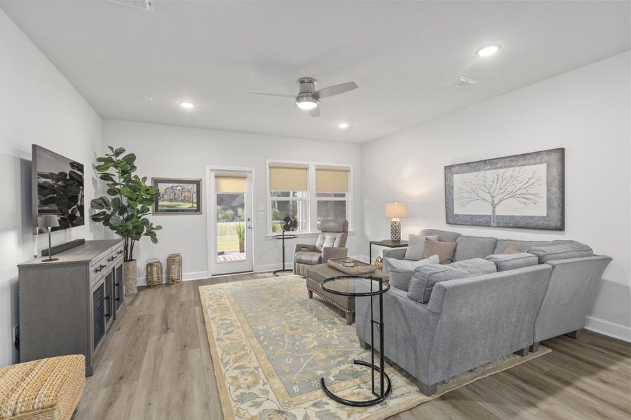 Furnished interior view inside a new home in Cedar Glen Preserve, Huger (Image 16).