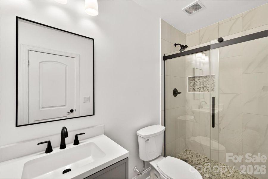 Furnished interior view inside a new home in , Mint Hill (Image 37).