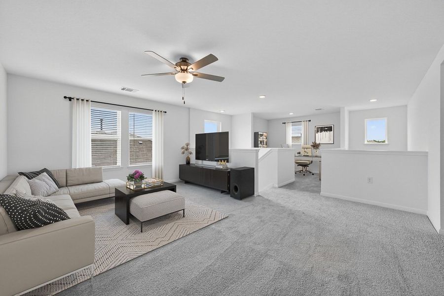 Furnished interior view inside a new home in Lisso, Pflugerville (Image 7).