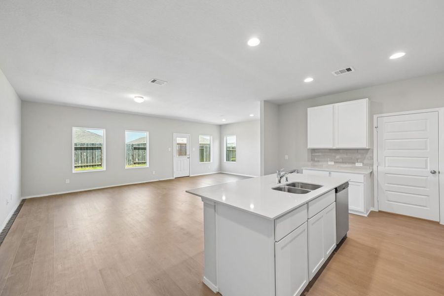 Furnished interior view inside a new home in Harrington Trails, New Caney (Image 6).