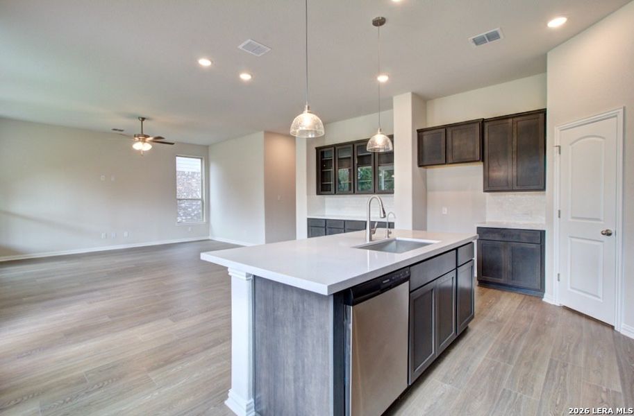 Furnished interior view inside a new home in Stream Waters, Seguin (Image 5).